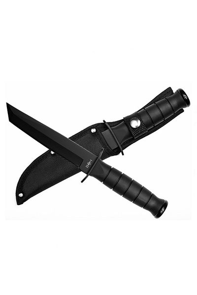 Depox Cuțit tactic de vânătoare, IdeallStore®, Peacemaker, 26,5 cm, negru