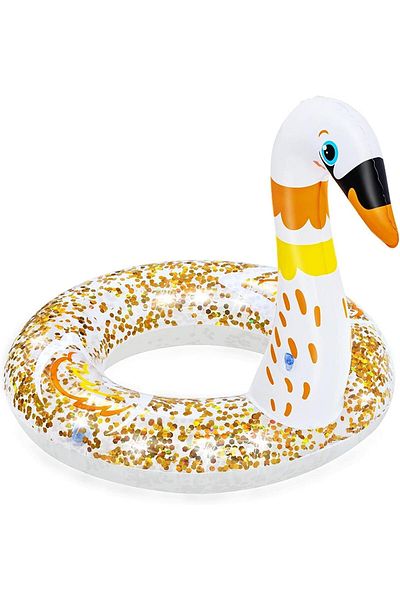 BESTWAY Swan Shimmer 'n Float Swim Tube 61cm Assorted - 1 Piece
