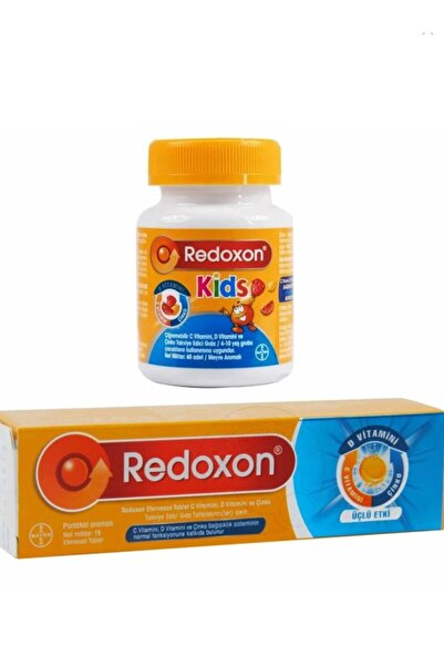 Redoxon Üçlü Etki Efervesan 15 Tablet Kids 60 Çiğnenebilir Tablet
