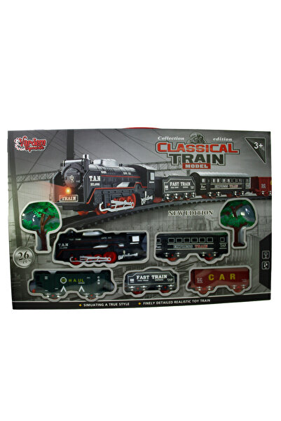 Vardem Seçtim Aldım Kutulu 26 Parça Işıklı Ve Sesli Classic Model Tren Set