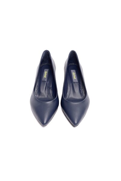 derinet Hakiki Deri Kadın Topuklu Ayakkabı