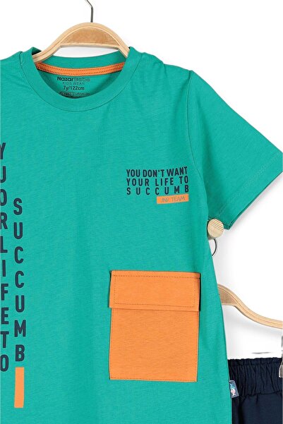 voyyo kids baby Boy's Intermediate Summer T-Shirt and Shorts Set