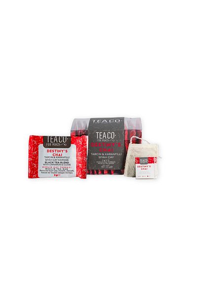 Tea Co Destiny's Chai - Black Muslin Tea with Cinnamon and Clove