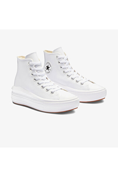 Converse Chuck Taylor All Star Move Platform Foundational Leather Women's White Sneaker
