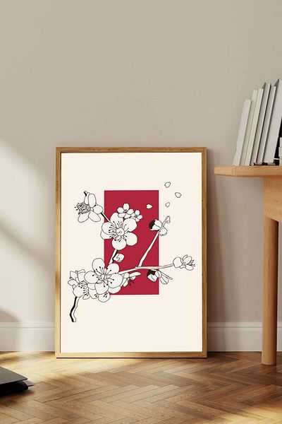 Dekorsiahome Единична декоративна картина в дървена рамка TK0022