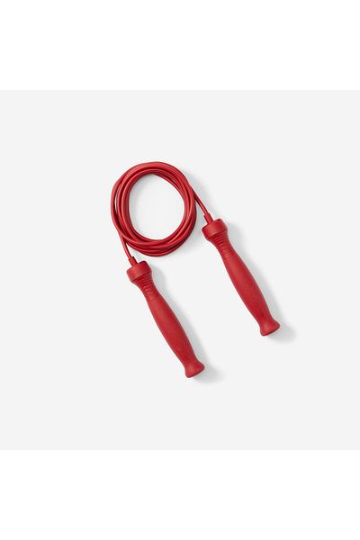 Decathlon Domyos Jump Rope - Rubber Handle - Red - 500