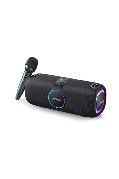 Yesido YSW21 Outdoor Portable Wireless Bluetooth Speaker with Microphone(Black)