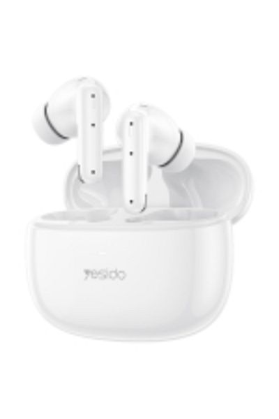 Yesido TWS28 ANC+ENC Dual Noise Reduction Smart TWS Wireless Bluetooth Earphone (White)