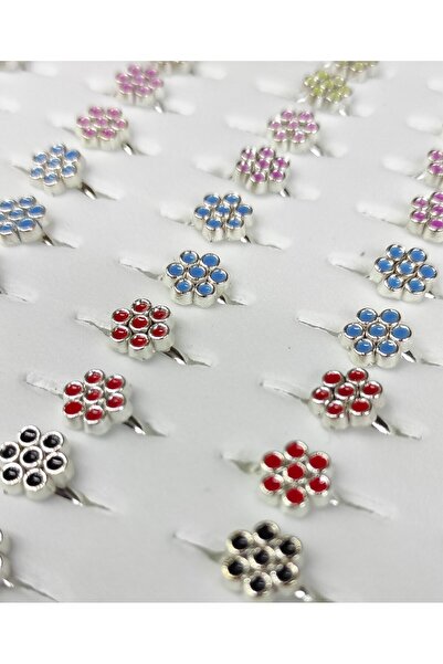 Çağrı Daisy Motif Gift Children's Rings Pack of 60