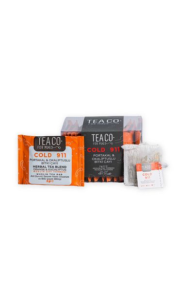 Tea Co Cold 911 - Orange and Eucalyptus Muslin Tea Bag