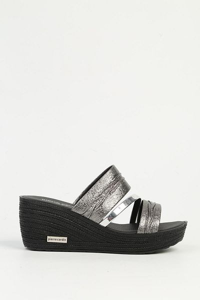 Pierre Cardin Platinum Women's Heeled Slippers Pc-7480