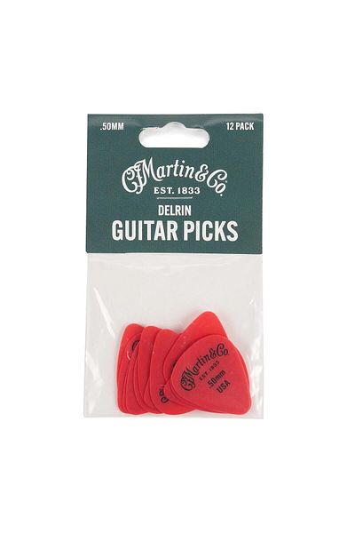 MARTIN & CO Martin 18A0152 Delrin Picks 0.50 mm Guitar Picks (12 Pcs)