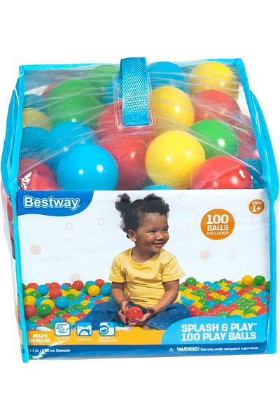 BESTWAY Splash & Play Ball Pit Balls 5.85cm 100pcs