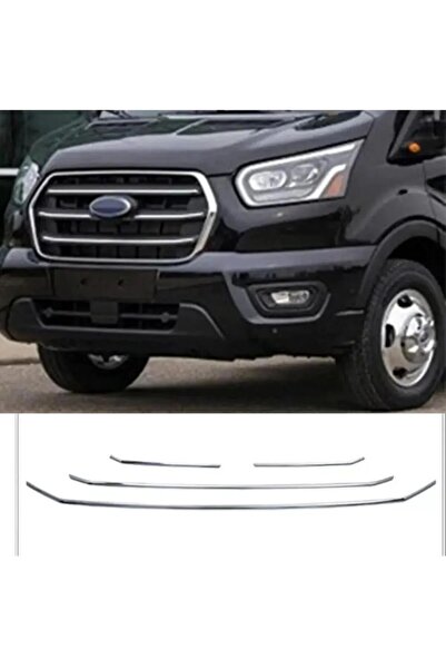 OTOTUNING53 Ford Transit Krom Ön Panjur 4 Parça 2019 Ve Üzeri Paslanmaz Çelik...
