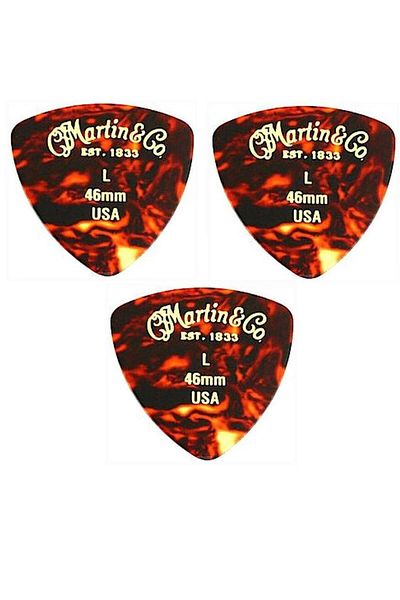 MARTIN & CO Martin Light Triangle Picks 0.46 mm Guitar Picks (3 Pieces)