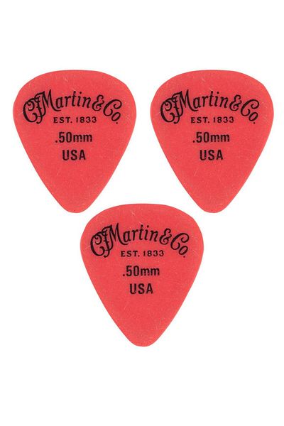 MARTIN & CO Martin Delrin Picks 0.50 mm Guitar Picks (3 Pcs)