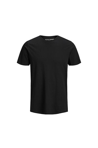 Jack & Jones Βιολογικό ανδρικό μαύρο μπλουζάκι (12156101-B)