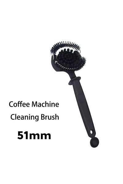 MIBRU Coffee grouphead brush cleaning tool black 51mm
