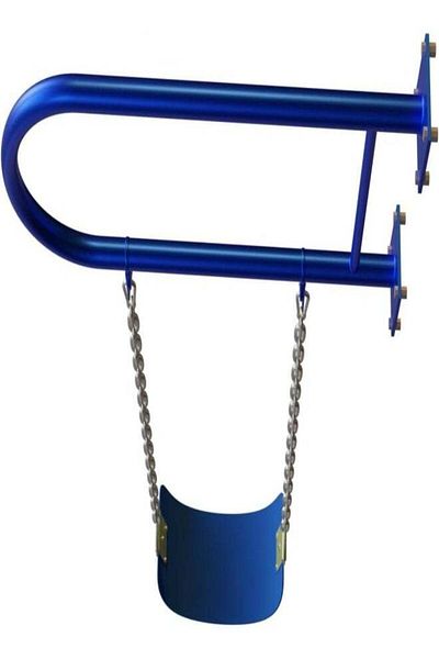 Fitness World Iron Wall Swing Heavy Duty Bench with Iron Bar