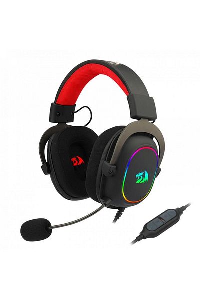 REDRAGON Casti Gaming Redragon H510-RGB Zeus-X, Led RGB, Surround 7.1 (Negru/Rosu)