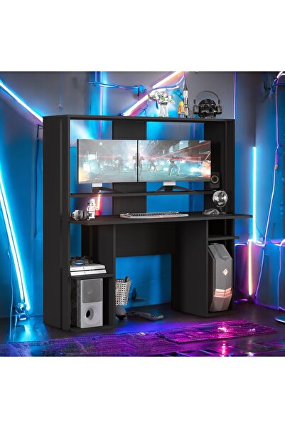 Robin Home Dark Çalışma Masası Bilgisayar Masası Ofis Masası