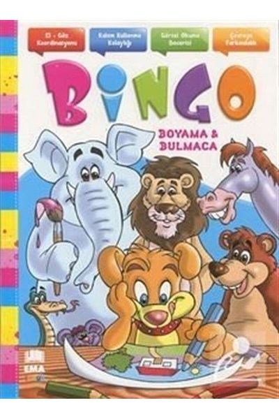 Ema Çocuk Bingo Painting with Colorful Sample - Puzzle