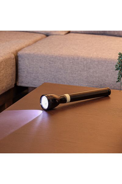 Olsenmark Rechargeable LED Flashlight - CREE XPE 5W, Aircraft Aluminum, Ni-Cd Battery, Lifetime Warranty