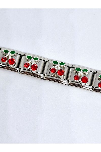 RoseCo00 Italian Steel Bracelet Charm