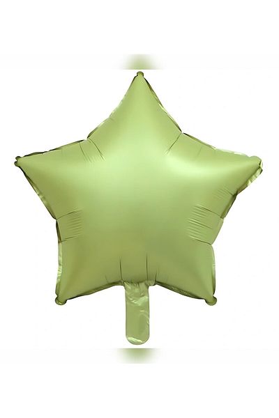TREND 18 Inch Star Retro Green Color Foil Balloon