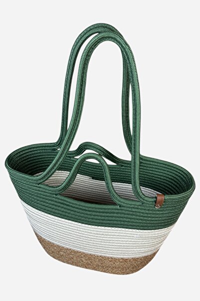 MaVaux Mira Wicker Look Large Shoulder Bag