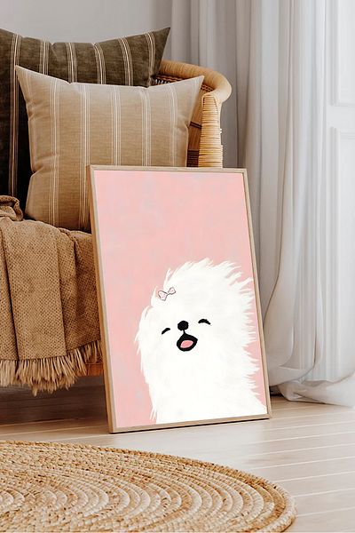Dekorsiahome Едно парче картина в дървена рамка Tk0036