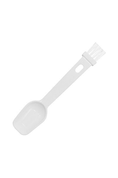 MIBRU Coffee Cleaning brush and spoon white
