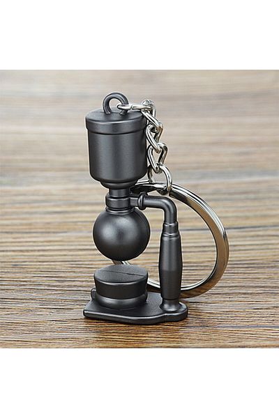 MIBRU Keychain syphon shape black H-384