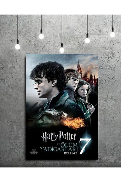 icase Harry Potter Movie Poster Series Decor Concept Painting Mdf Printing