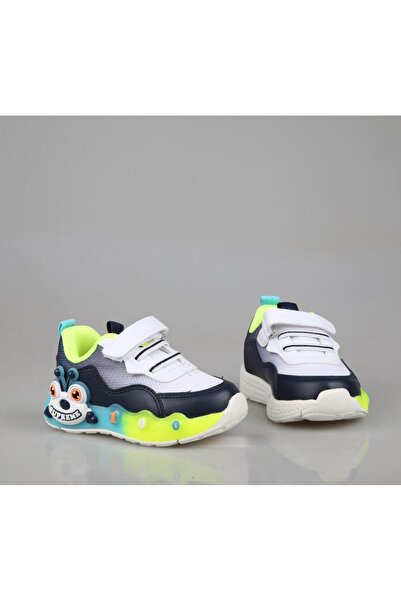 pepino 1905 Navy Blue Yellow Kids Sneakers