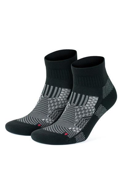 Go With عبوة من 2 جوارب رياضية بدون خياطة للرجال والنساء مع منشفة تحت النعل ل...