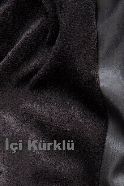 Mero Life Мъжко черно кожено яке с диагонален цип, ново за сезона