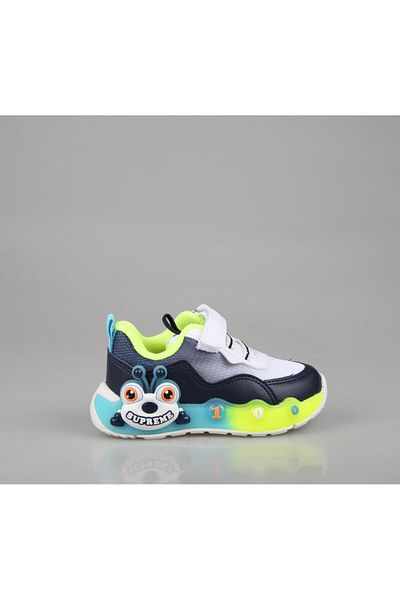 pepino 1905 Navy Blue Yellow Kids Sneakers