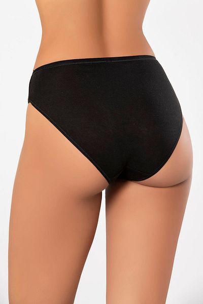 Weweus 3 Pack Black Micro Modal Premium Women's Panties 72643