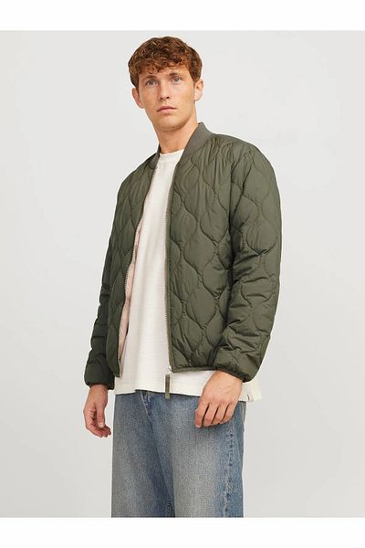 Jack & Jones Ανδρικό πράσινο μπουφάν Jjkoda Liner Jacket 12258385-Dustyoliv