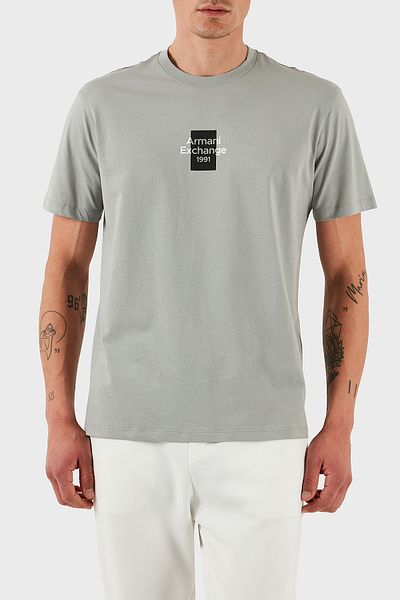 Armani Exchange Armani Exchage 100% Cotton Regular Fit Logo t Shirt Men t Shirt Xm 000767   Af12308 U8051
