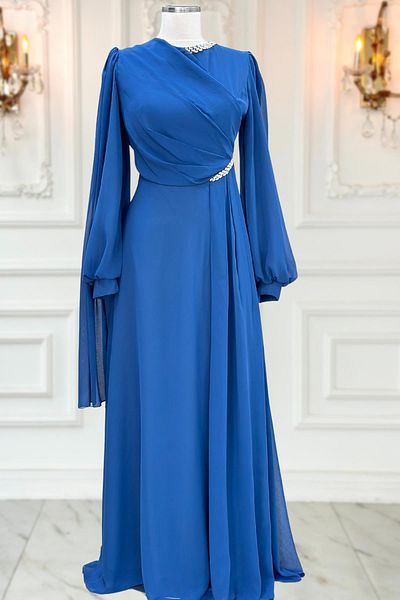 Amine Hüma Rochie de seara Indigo Feza