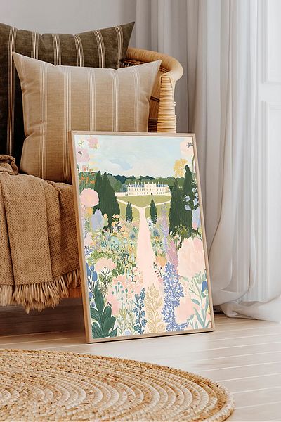 Dekorsiahome Едно парче картина в дървена рамка Tk0031