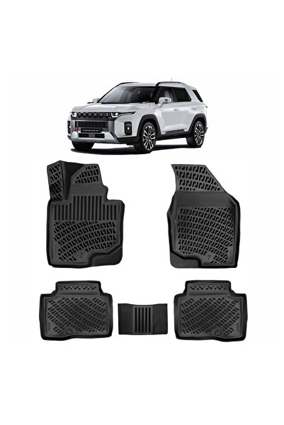 Rizline Ssangyong Torres EVX Elektirkli 2023 Sonrası 3D Havuzlu Paspas Siyah