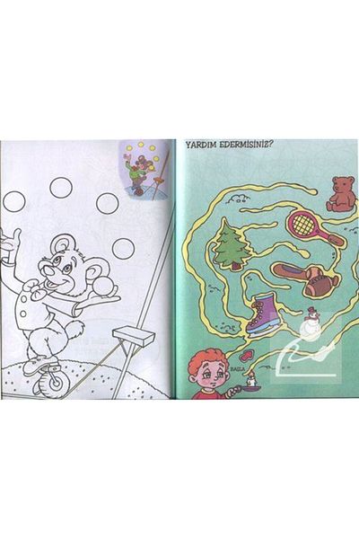 Ema Çocuk Bingo Painting with Colorful Sample - Puzzle