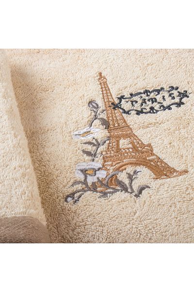 Orange Bed & Bath AVANTI | Embroidered 100% Cotton Towel Set 3 Pcs - Avanti Paris