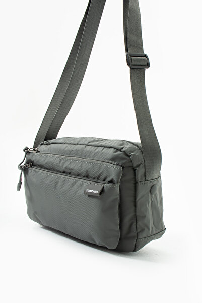 Sanmorris Women's 3 Compartment Parachute Fabric Adjustable Crossbody Bag