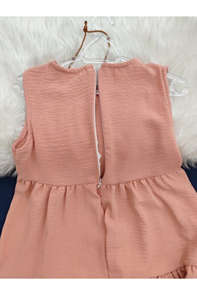 Beray Bebe Κρεπ Κοριτσίστικο Φόρεμα με Κολιέ