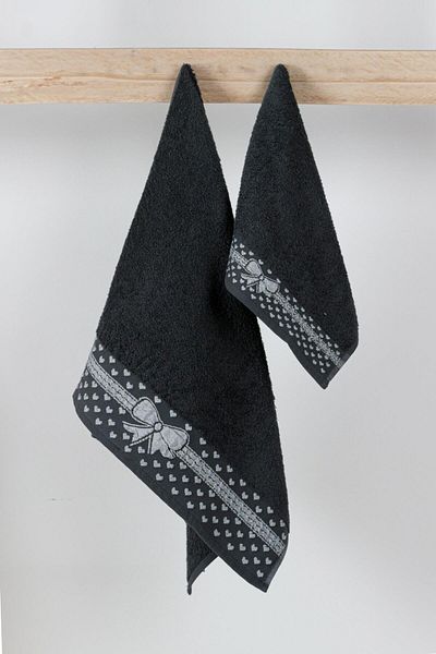 Ender Home Love Hand & Face Towel – Σετ 2, 100% βαμβάκι