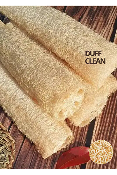 DUFF CLEAN 3 قطع ألياف اليقطين الطبيعية 10 سم - (الجسم + الطبق + التنظيف)